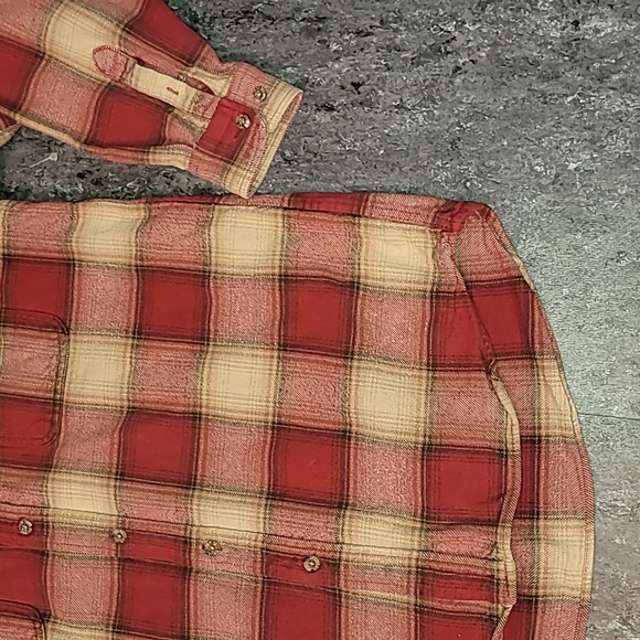 Field and Stream. Thick cotton flannel.  Men's size XL. Like-new - Picture 5 of 16